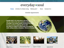 Tablet Screenshot of everydaysoul.com